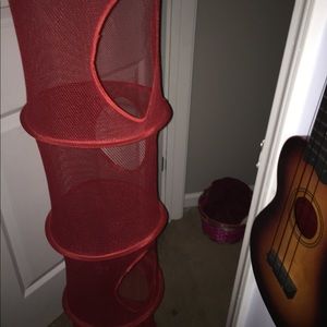 Red ceiling hamper -5 compartments